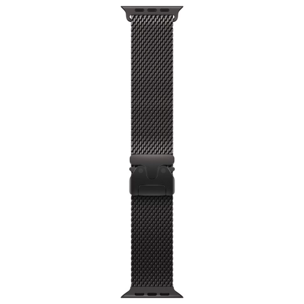 Apple Watch Series Ultra 4 49mm Black Titanium Case with Black Titanium Milanese Loop S
